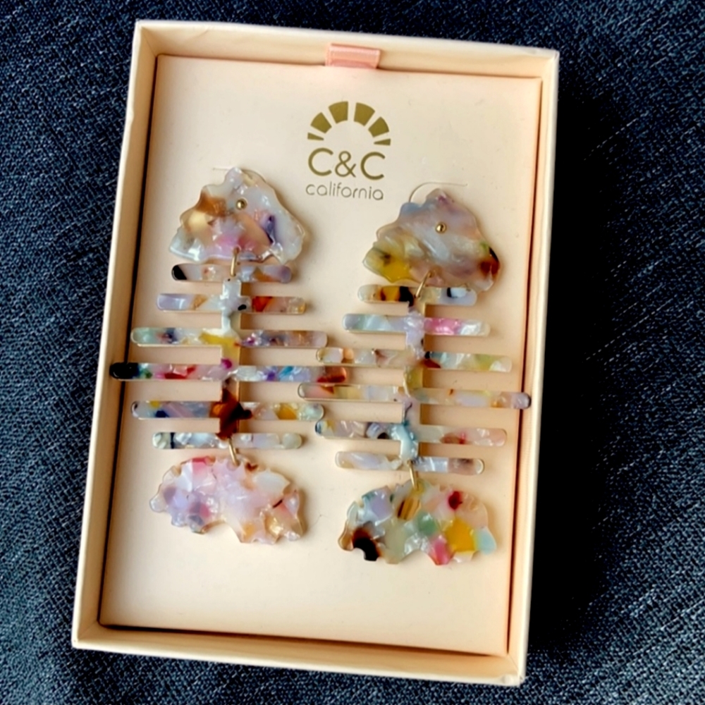 C&C California Fishbone Earrings